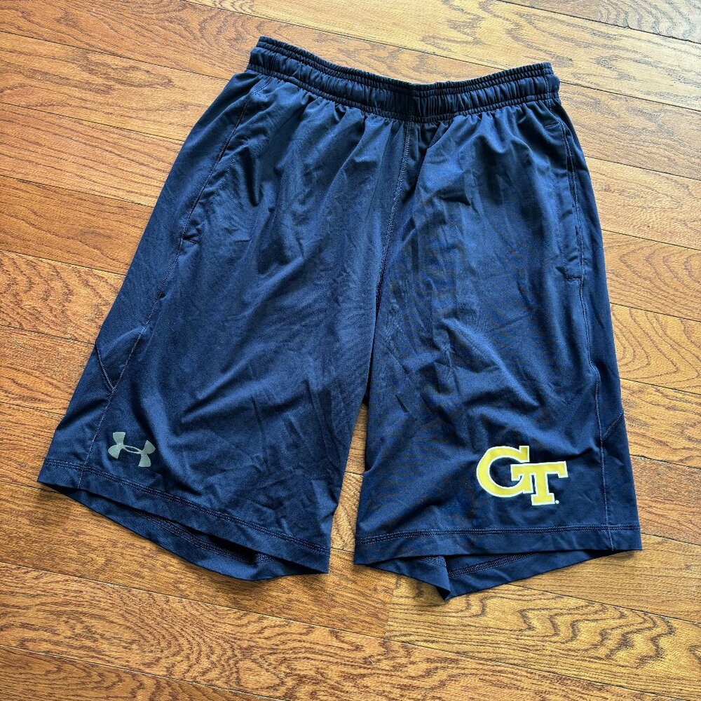 Men's Georgia Tech (GT) Under Armour Loose Shorts, size Medium